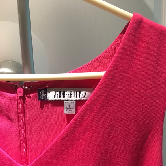 JLO Fushcia Pink fitted dress - Picture 3 of 3